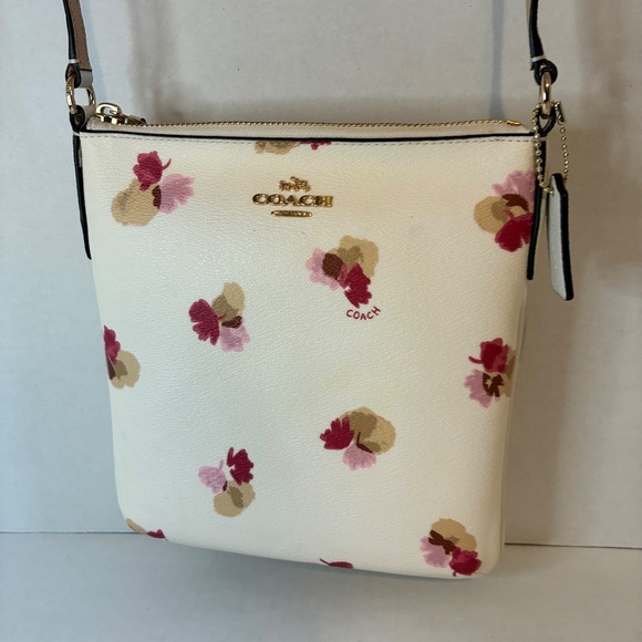 Coach Field Flora Print Crossbody Bag and Wristlet Set Chalk F59848 F86926 - Picture 3 of 16